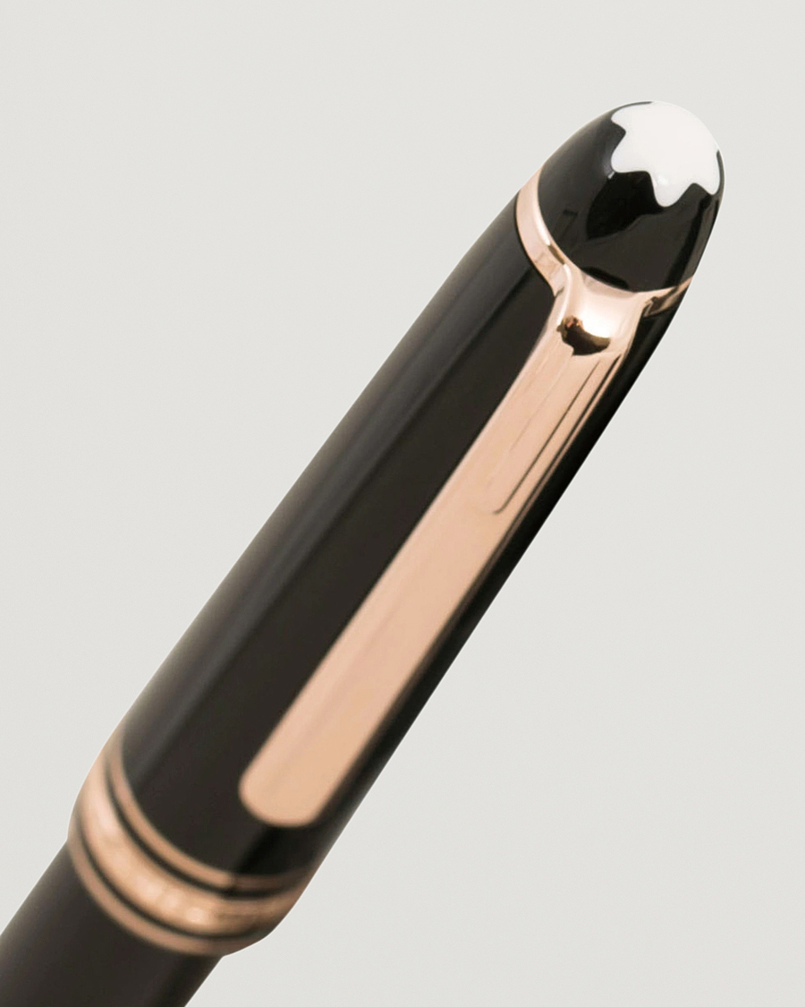 Herr | Pennor | Montblanc | 163 Classique Meisterstück Rollerball Pen Red Gold