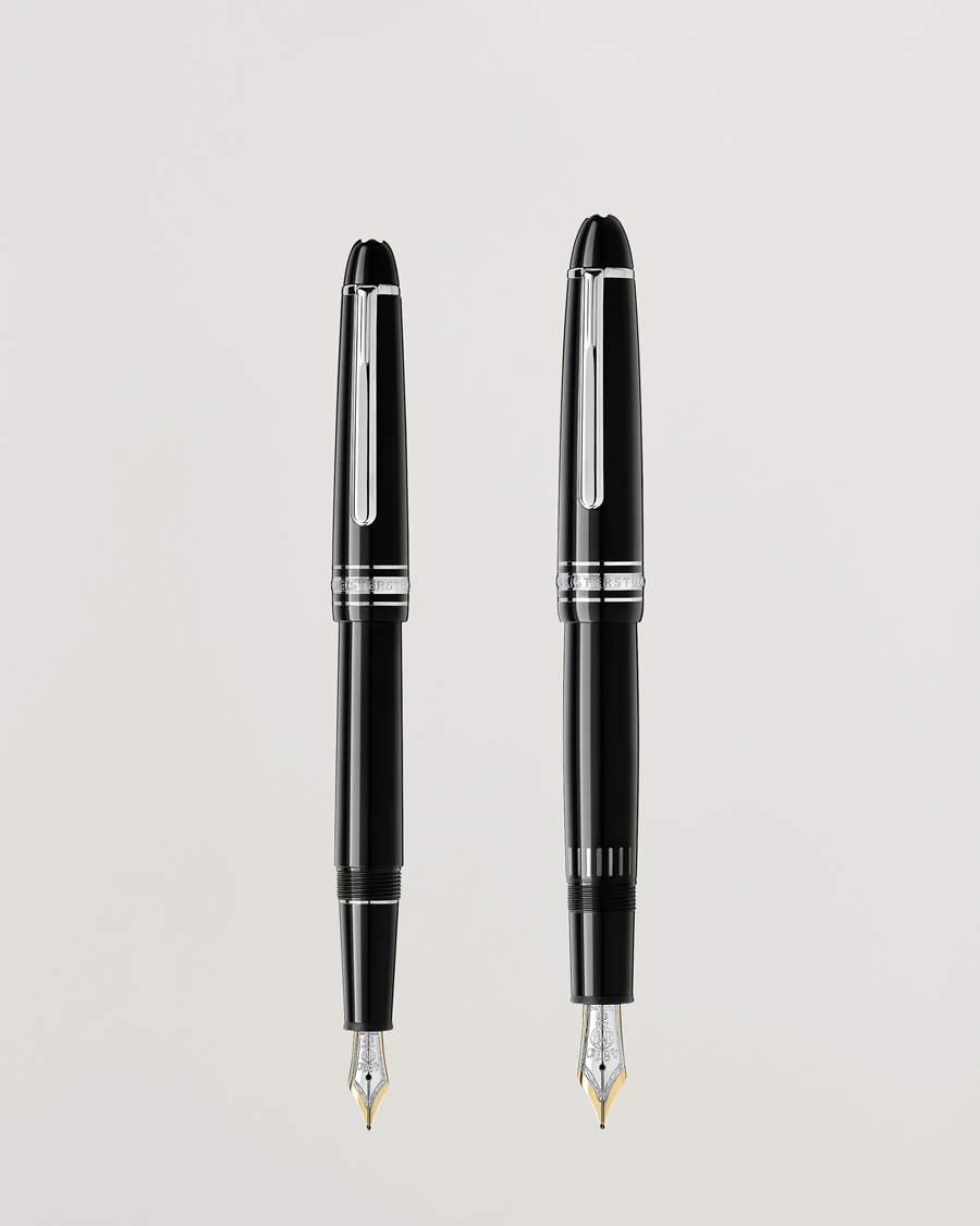 Herr | Pennor | Montblanc | 145 Classique Meisterstück F Fountain Pen Platinum Line