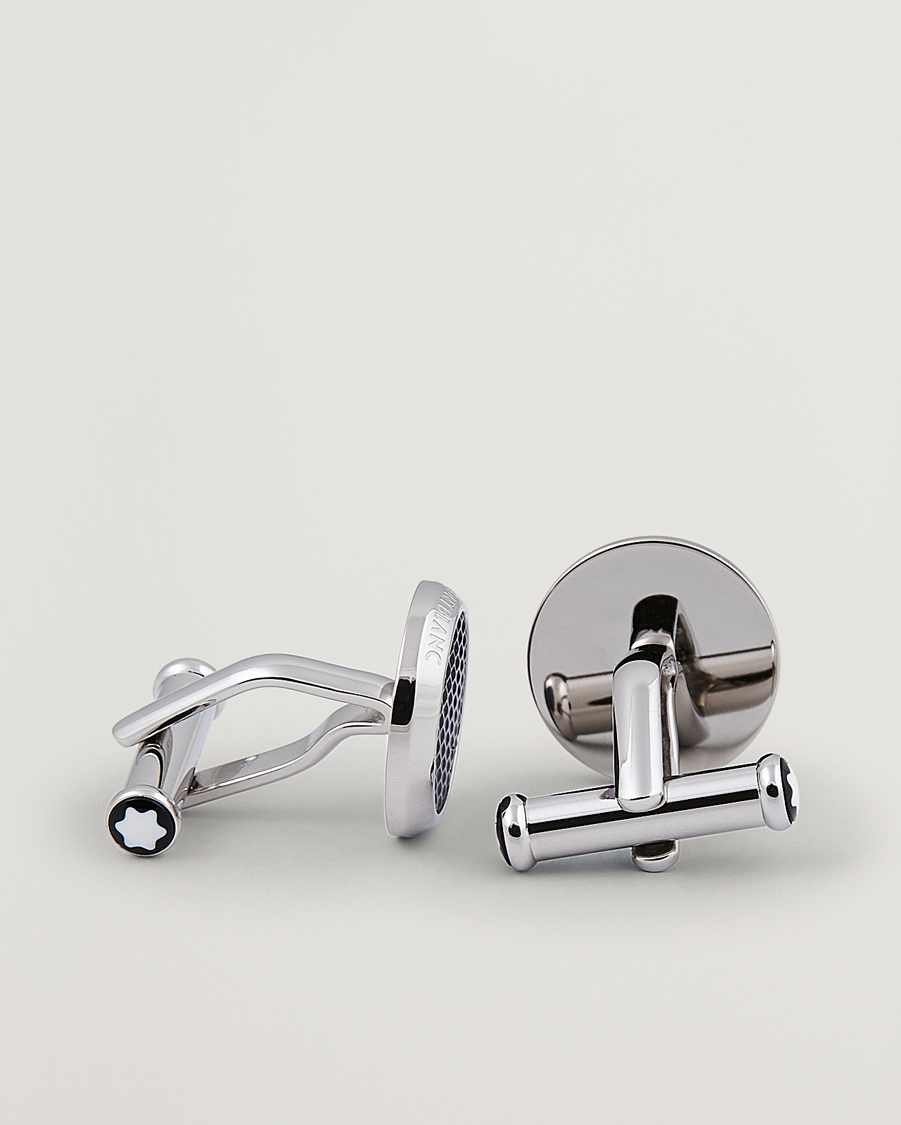 Herr | Montblanc | Montblanc | Steel Meisterstück Cuff Links Blue