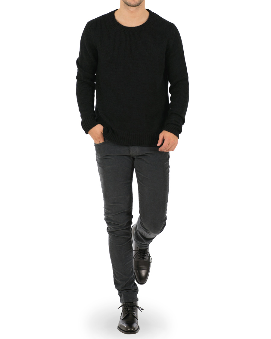 Herr | Tröjor | IRO | Jorge Knitted Sweater Black