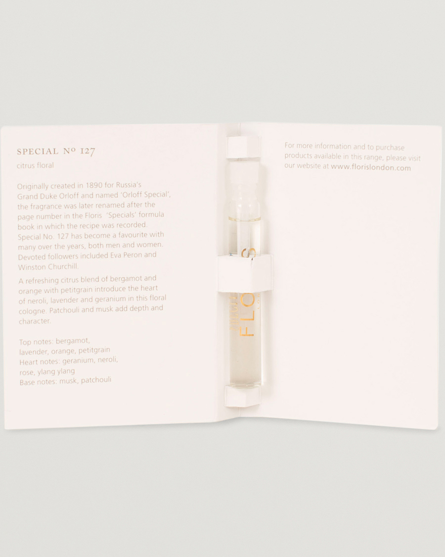 Herr | | | Floris London Special No.127 Eau de Toilette 2ml Sample