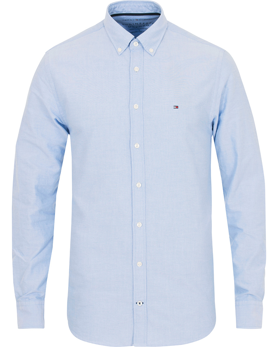 Herr | Skjortor | Tommy Hilfiger | New York Fit Engineered Oxford Shirt Blue