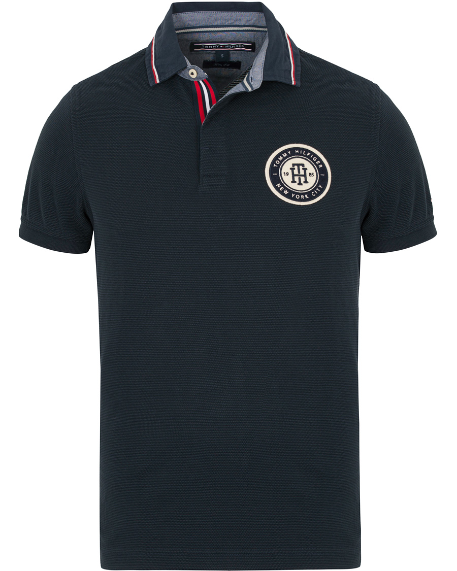 Herr | Pikéer | Tommy Hilfiger | Carl Logo Polo Sky Captain