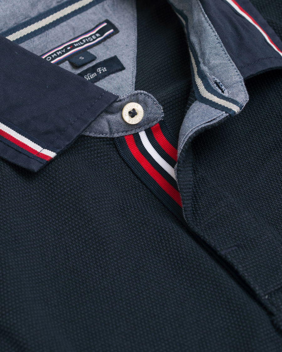 Herr | Pikéer | Tommy Hilfiger | Carl Logo Polo Sky Captain