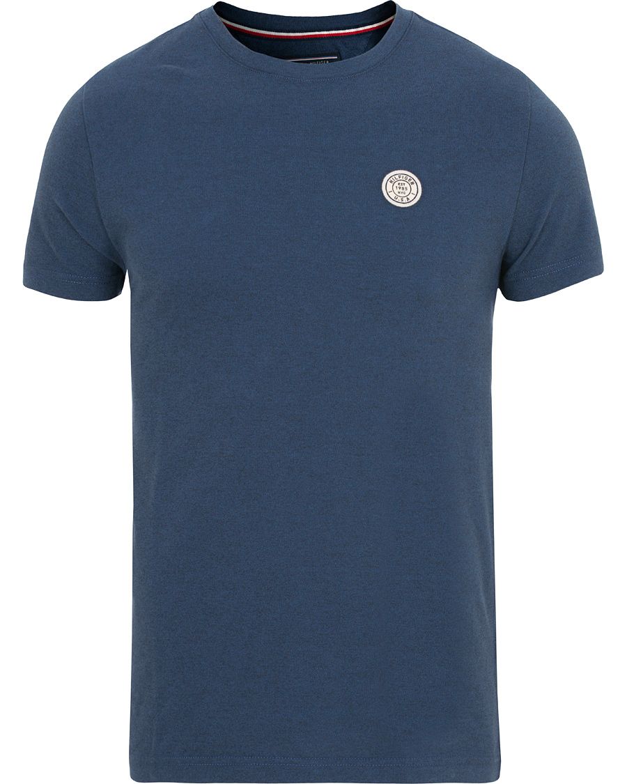 Herr | T-Shirts | Tommy Hilfiger | Pando Crew Neck Tee Estate Blue