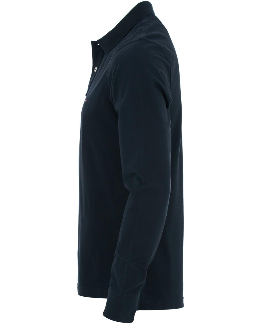 Herr | Tröjor | Tommy Hilfiger | Luxury Slim Fit Long Sleeve Polo Sky Captain