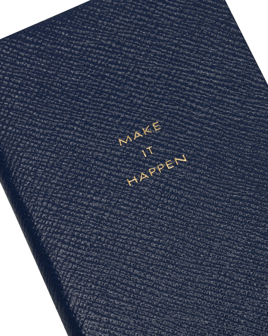 Herr | Smythson Panama Notebook Cobolt