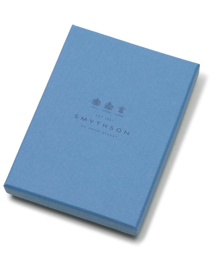Herr | Smythson Panama Notebook Cobolt