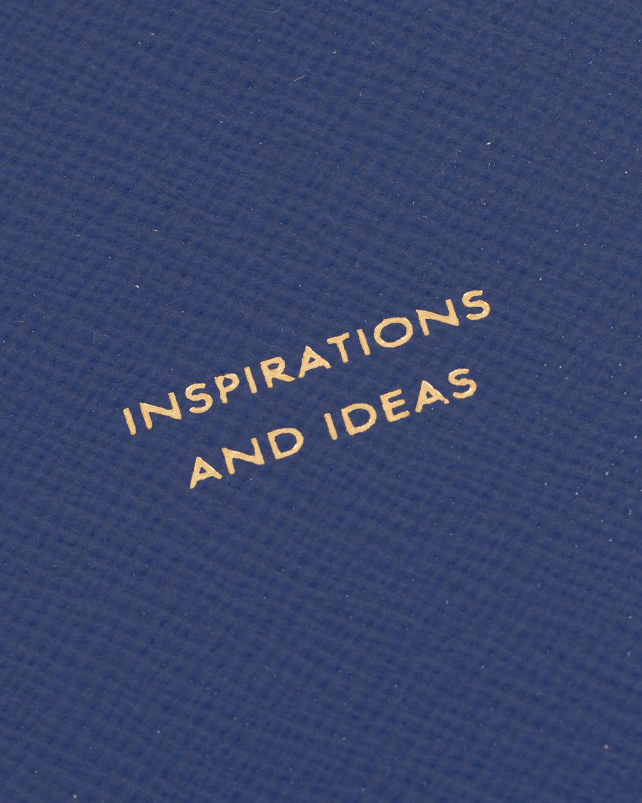 Herr | Smythson Panama Notebook Cobalt