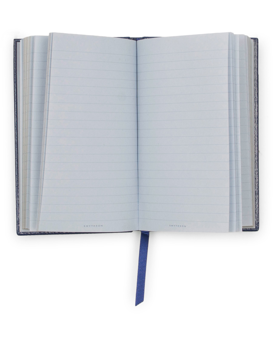 Herr | Smythson Panama Notebook Cobalt