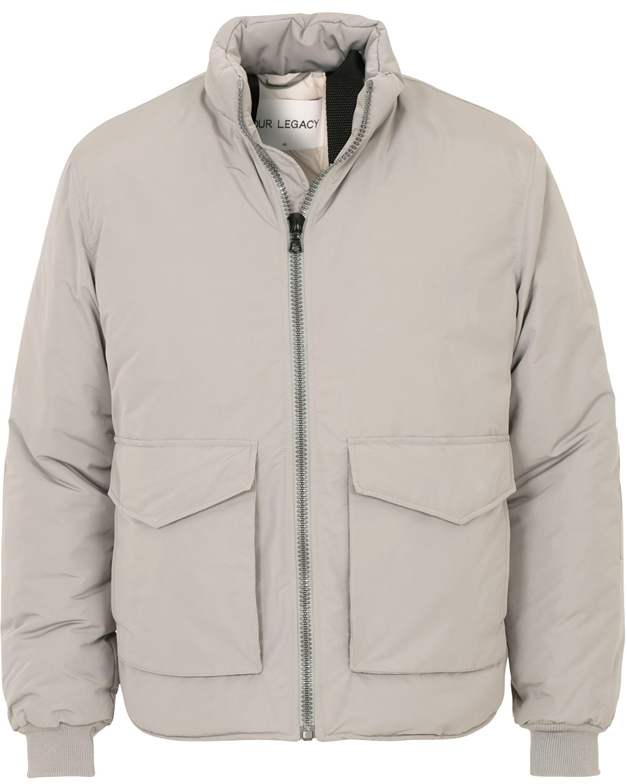 Herr | Jackor | Our Legacy | Puffed Funnel Jacket Silver Bullet