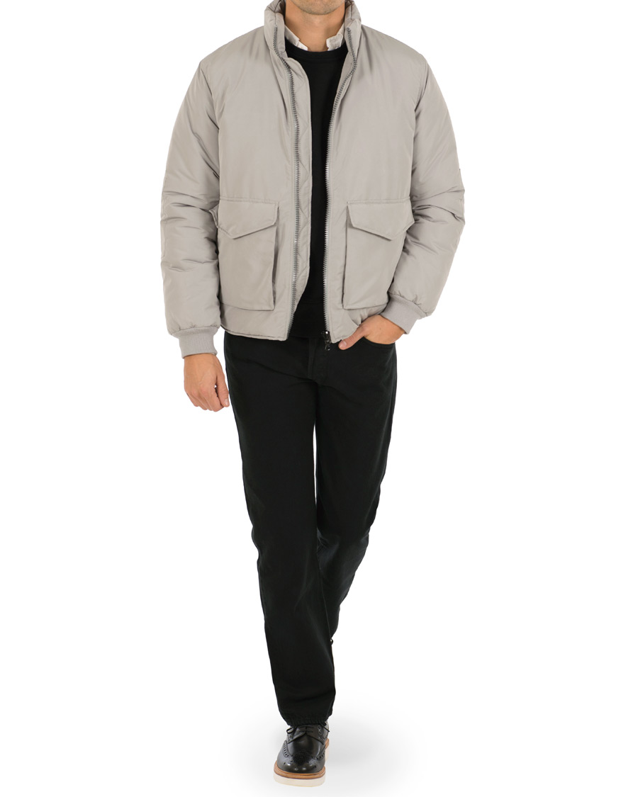 Herr | Jackor | Our Legacy | Puffed Funnel Jacket Silver Bullet