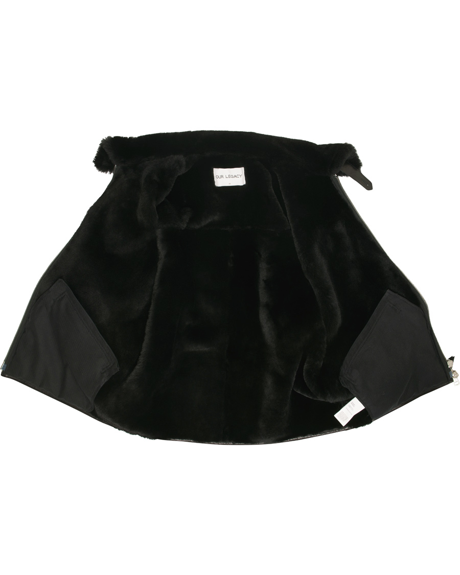 Herr | Jackor | Our Legacy | Flight Jacket Black Shearling