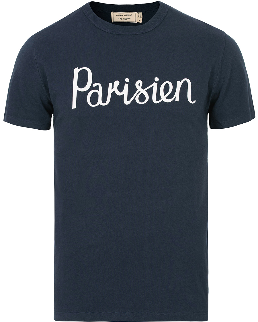 Herr | T-Shirts | Maison Kitsuné | Tee Parisien Navy