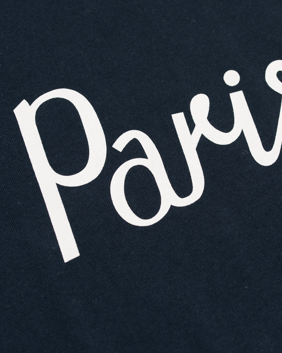 Herr | T-Shirts | Maison Kitsuné | Tee Parisien Navy