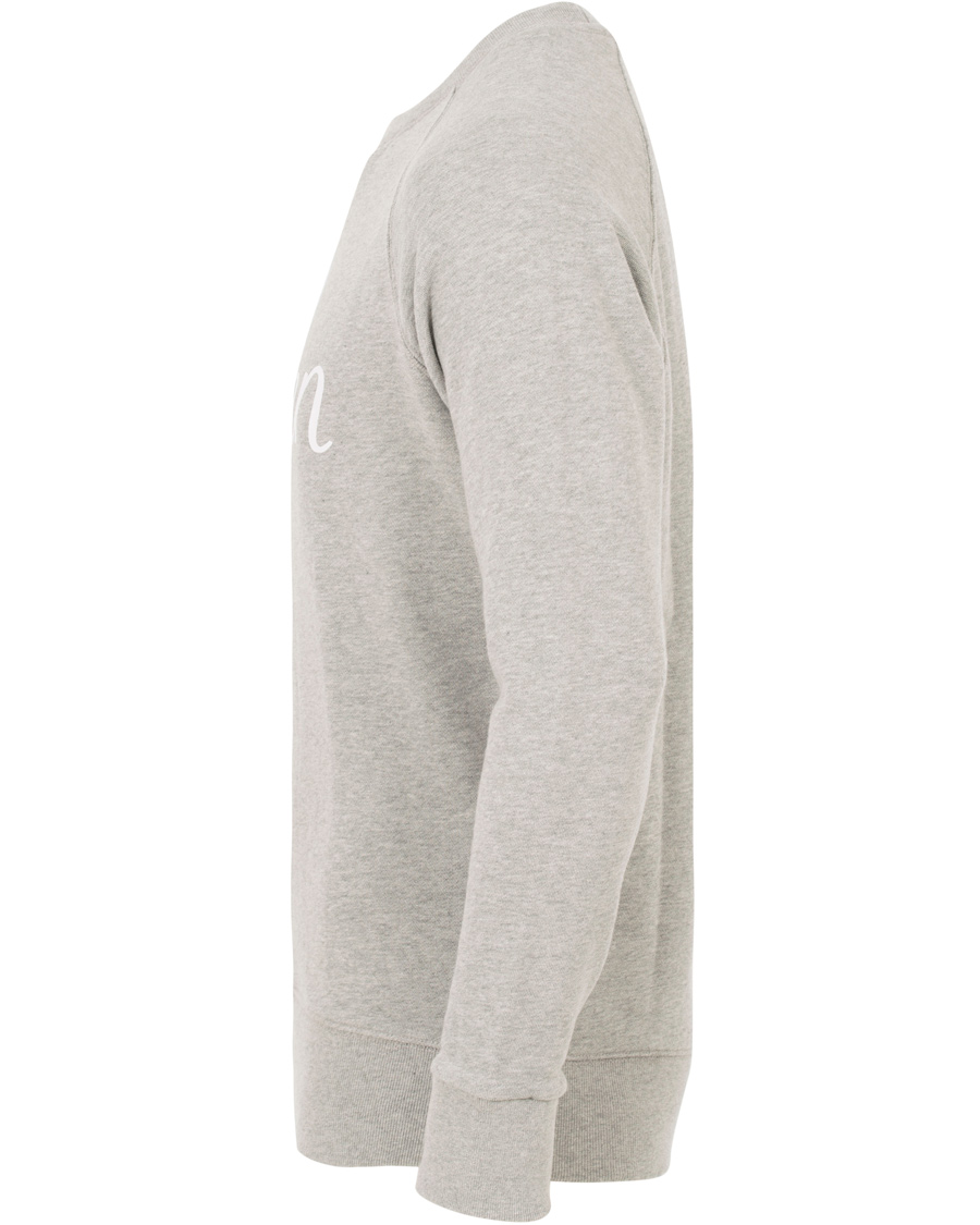 Herr | Tröjor | Maison Kitsuné | Sweatshirt Parisien Grey Melange
