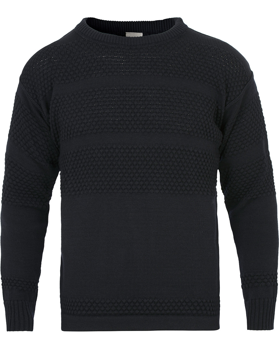 Herr | Tröjor | S.N.S. Herning | Fisherman Crew Neck Navy Blue