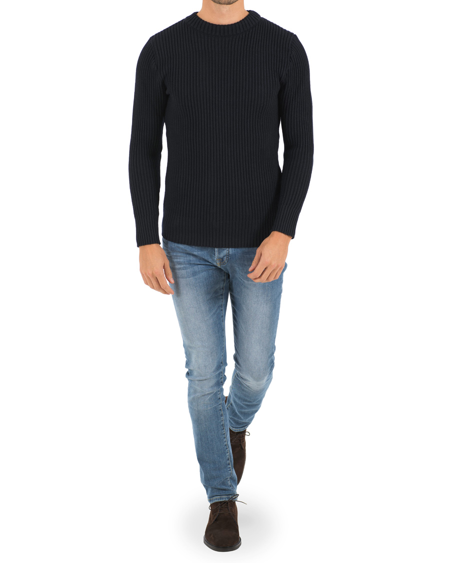 Herr | Tröjor | S.N.S. Herning | Fang Crew Neck Royal Navy