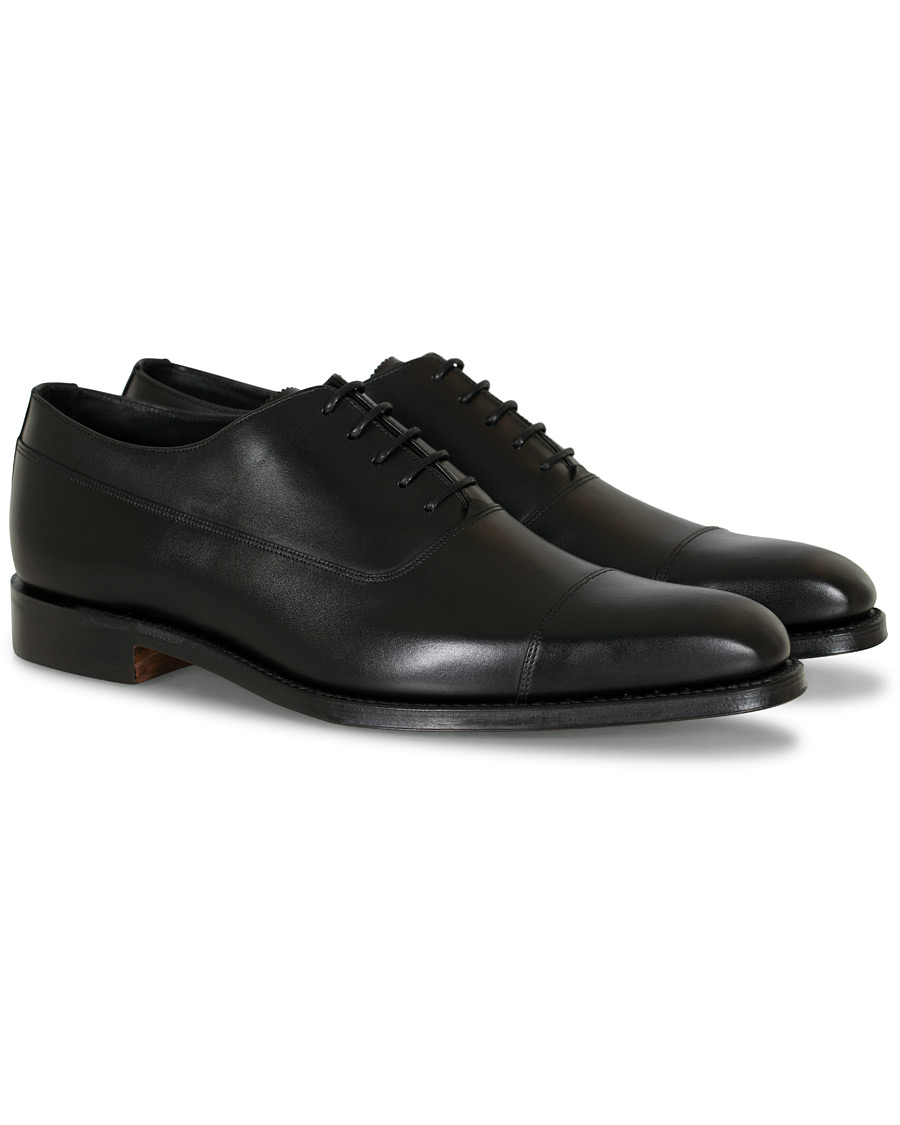 Herr | Loake 1880 Legacy Laxford Balmorla Toe Cap Oxford Black Calf | Loake 1880 Legacy | Laxford Balmorla Toe Cap Oxford Black Calf