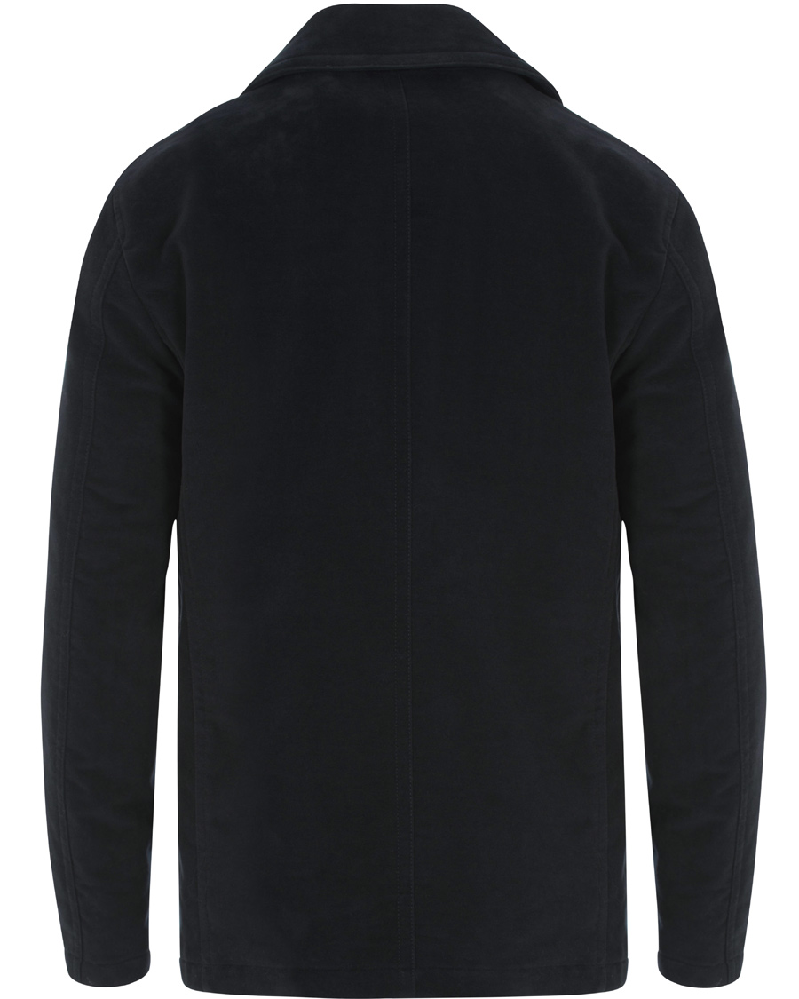 Herr | Jackor | Fay | Moleskin Peacoat Navy