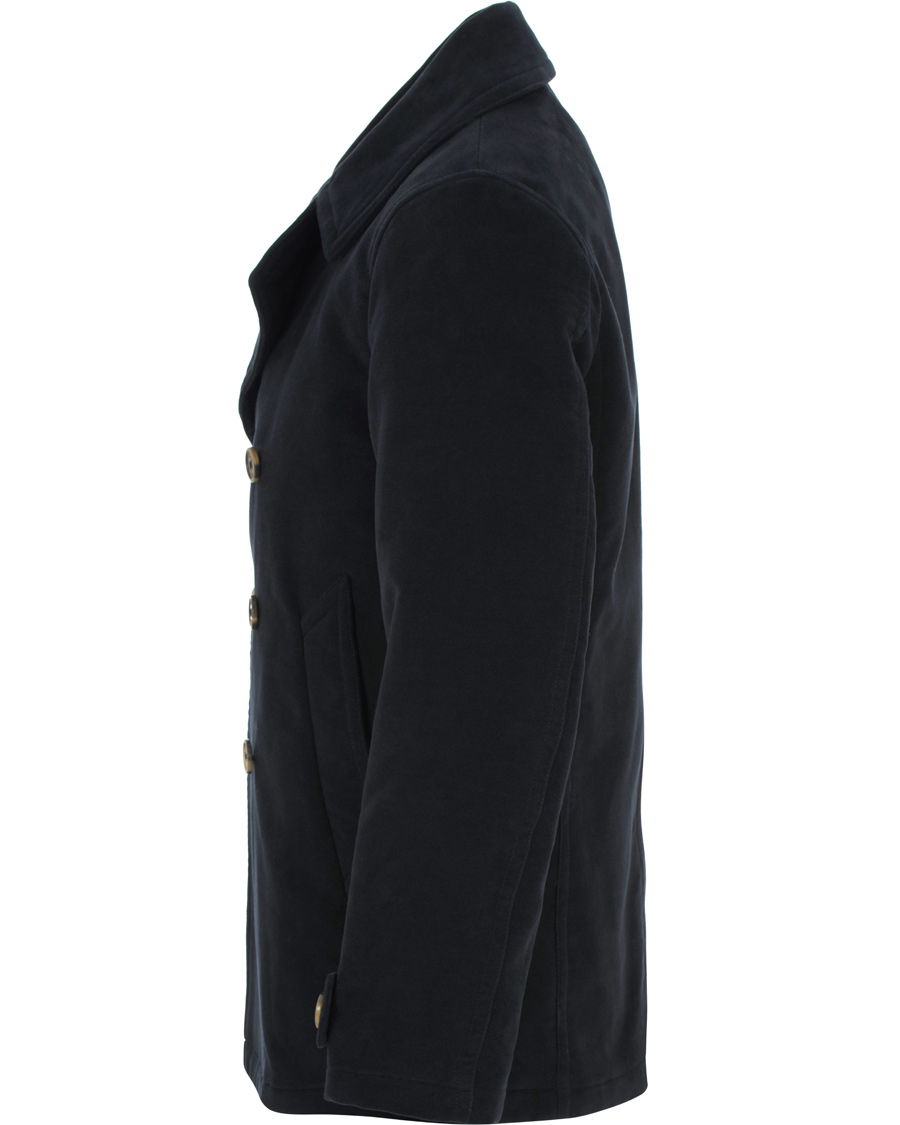 Herr | Jackor | Fay | Moleskin Peacoat Navy