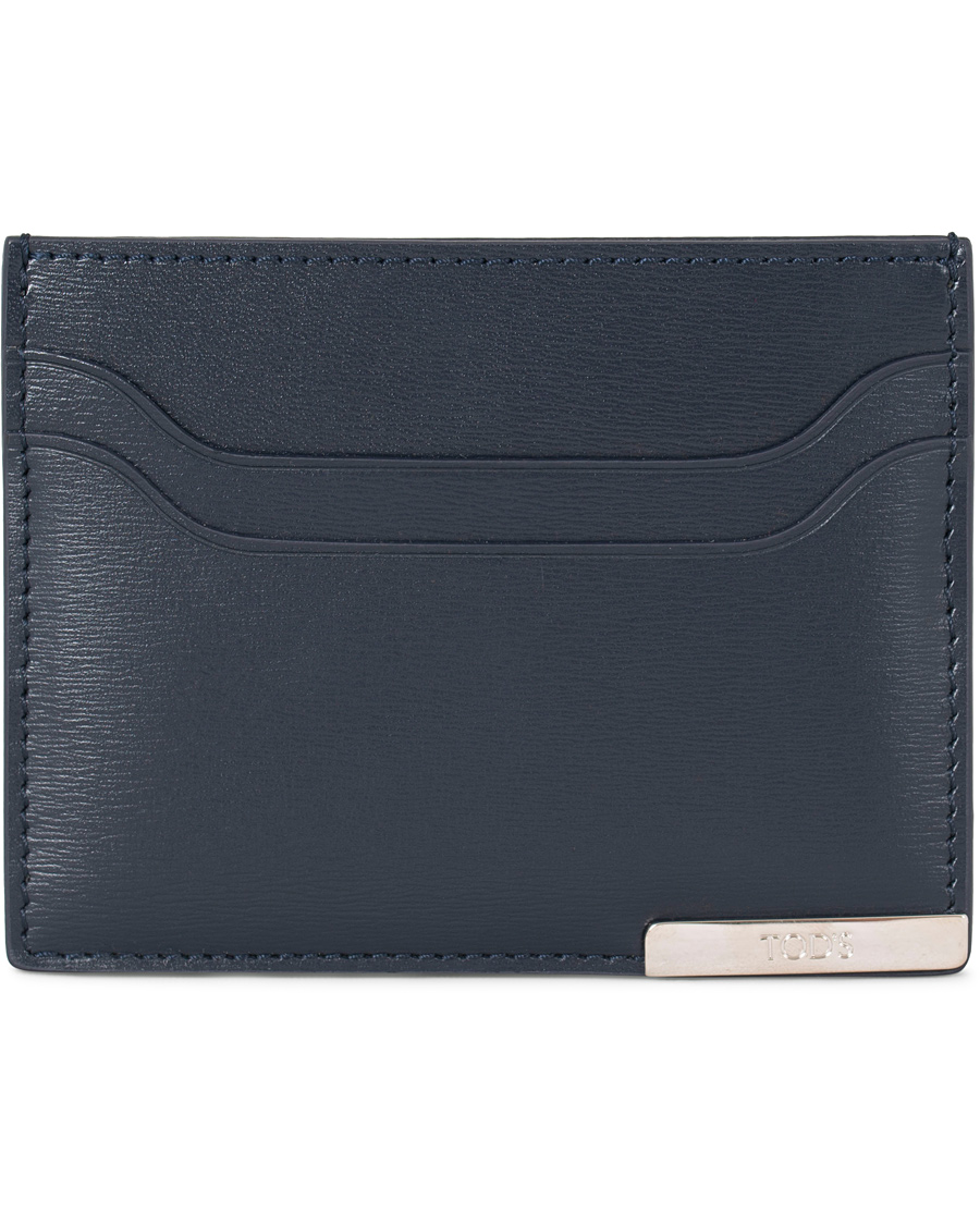 Herr | Tod's Placket Credit Card Holder Navy Calf | Tod's | Placket Credit Card Holder Navy Calf