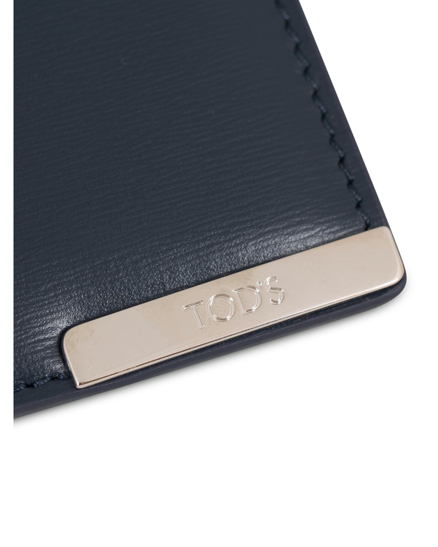 Herr | Tod's Placket Credit Card Holder Navy Calf | Tod's | Placket Credit Card Holder Navy Calf