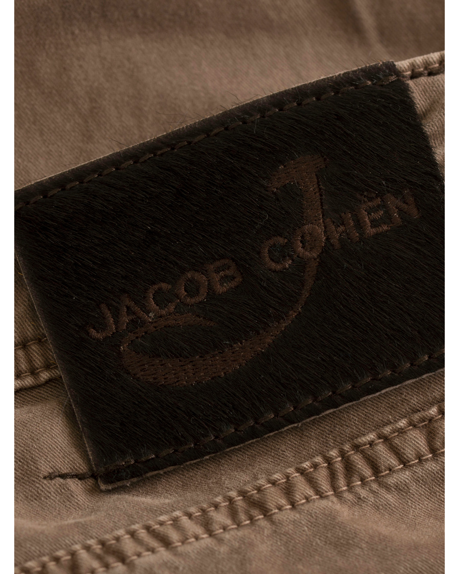 Herr | Byxor | Jacob Cohën | Jacob Cohen 622 Slim Fit 5-Pocket Trousers Light Brown