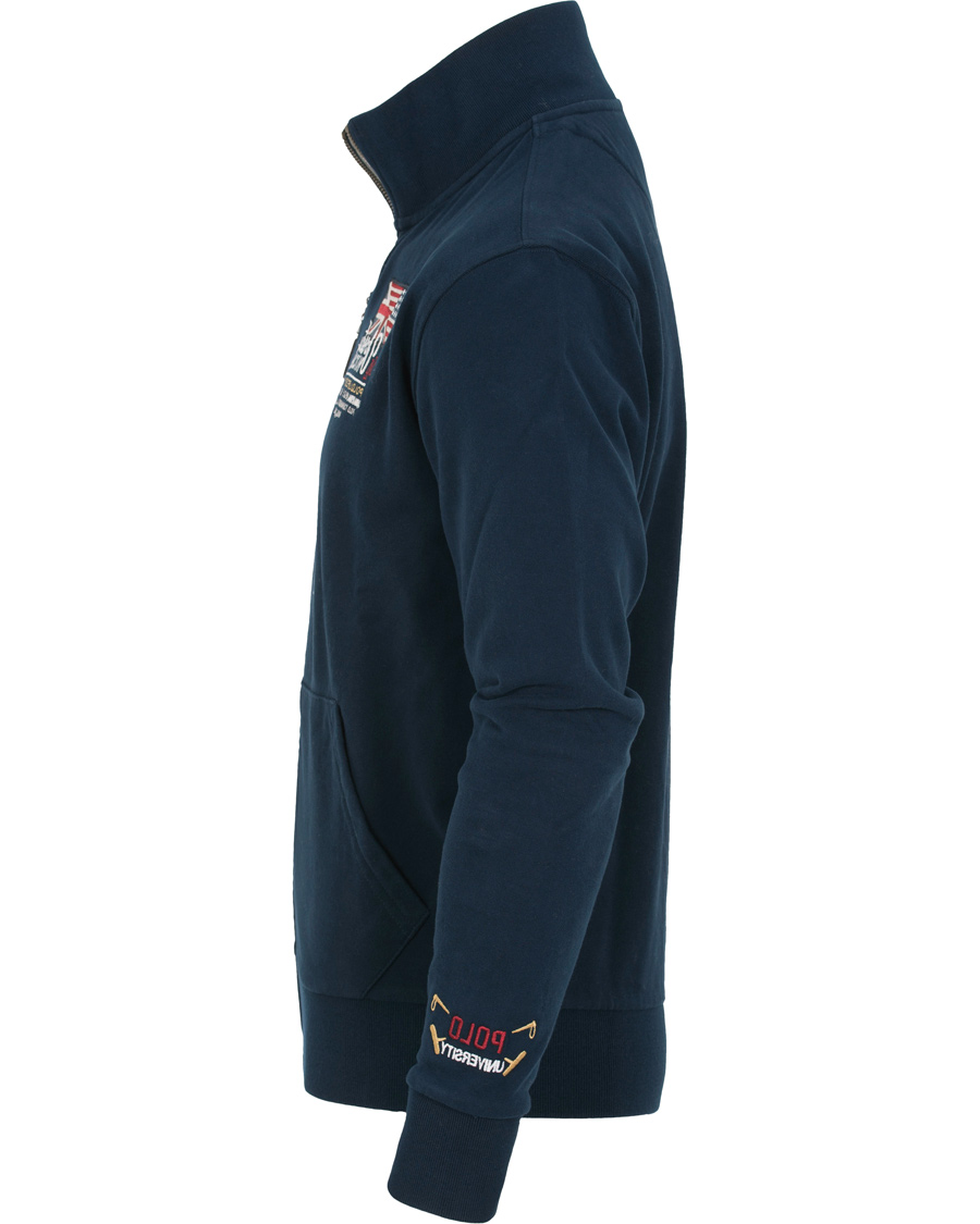 Herr | Tröjor | La Martina | Silas Full Zip Sweater Navy