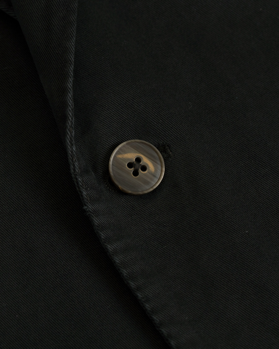 Herr | Kavajer | L.B.M. 1911 | Jack Slim Fit Cotton Blazer Black