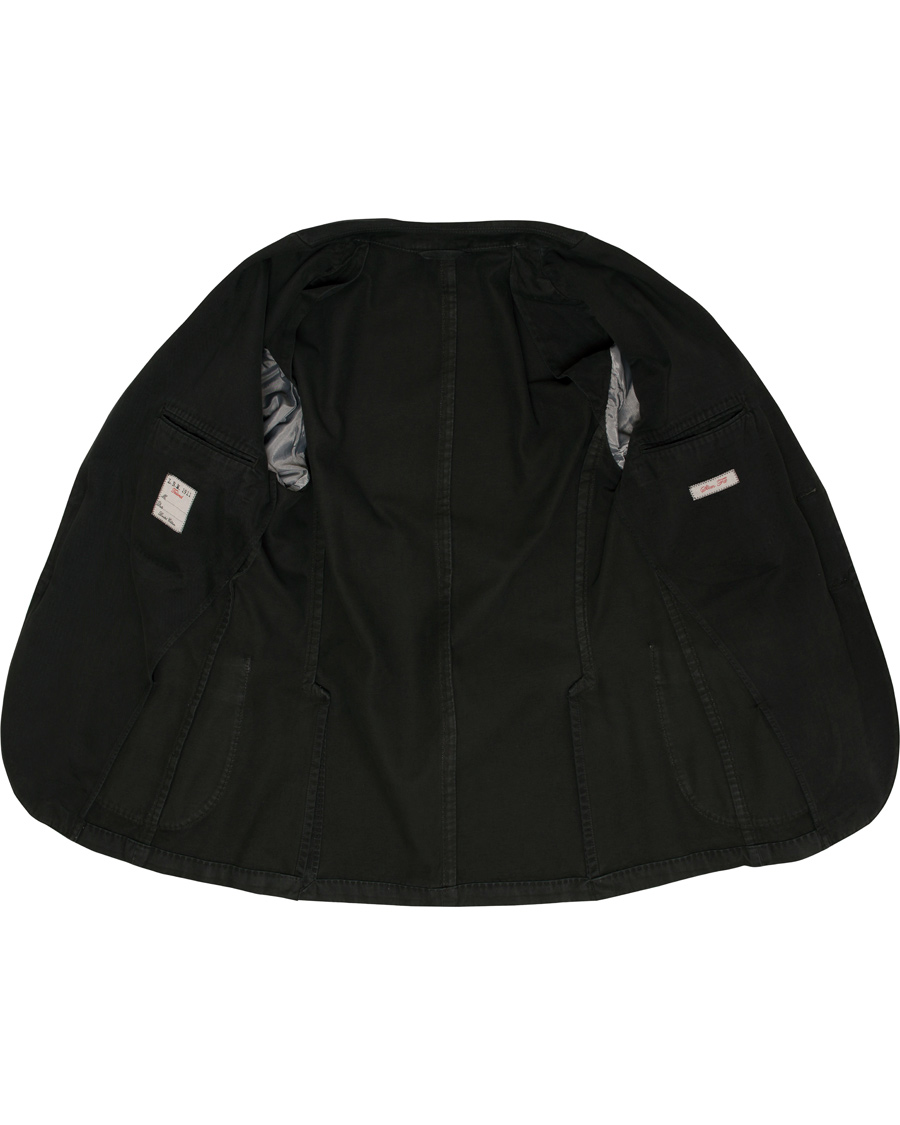 Herr | Kavajer | L.B.M. 1911 | Jack Slim Fit Cotton Blazer Black