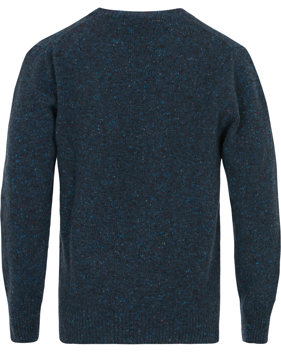 Herr | Tröjor | Inis Meáin | Aran Wool Donegal Crew Neck Ronnach