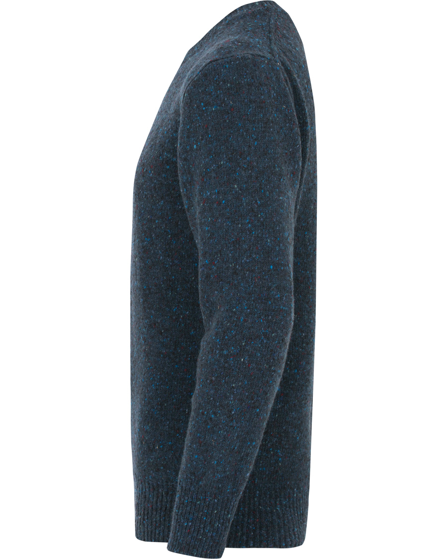 Herr | Tröjor | Inis Meáin | Aran Wool Donegal Crew Neck Ronnach