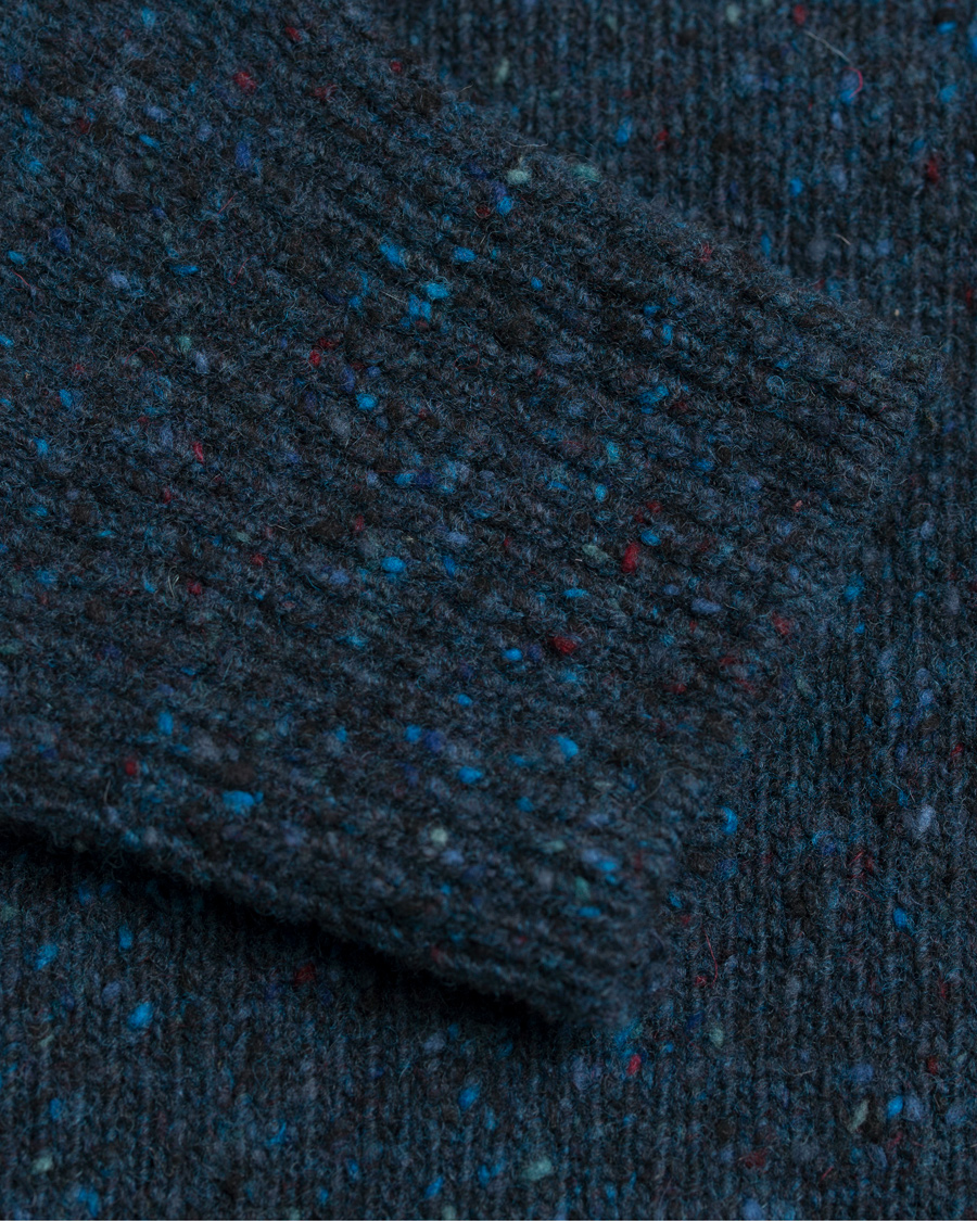 Herr | Tröjor | Inis Meáin | Aran Wool Donegal Crew Neck Ronnach