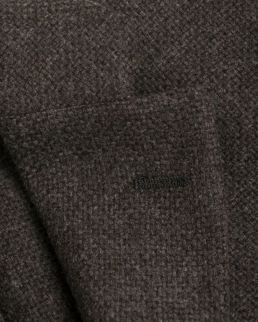 Herr | Kavajer | Boglioli | K Jacket Structured Wool Blazer Brown