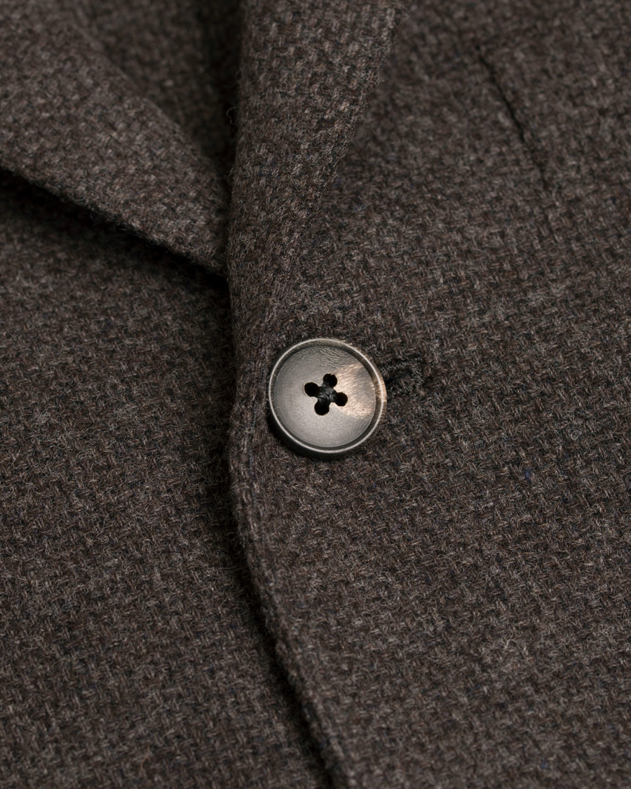 Herr | Kavajer | Boglioli | K Jacket Structured Wool Blazer Brown