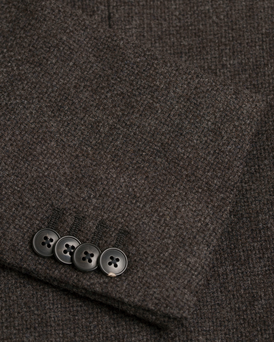 Herr | Kavajer | Boglioli | K Jacket Structured Wool Blazer Brown