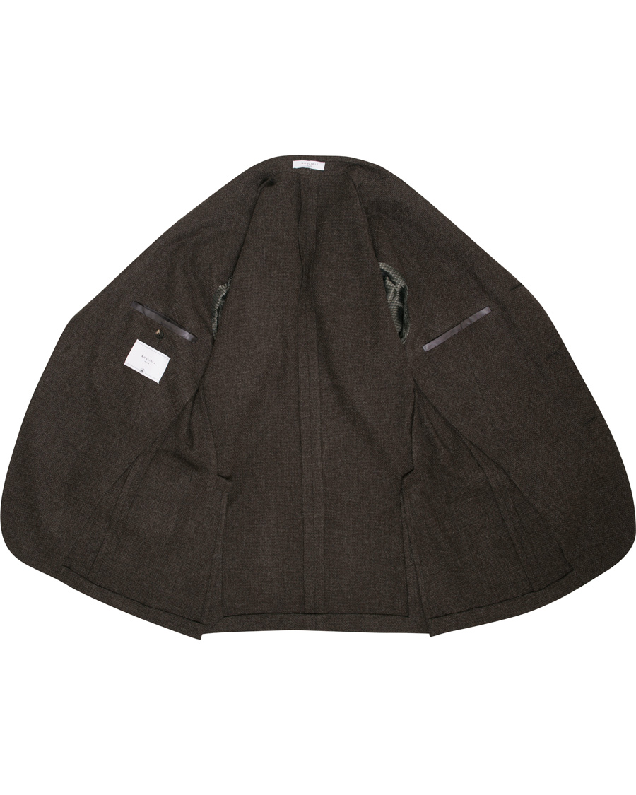 Herr | Kavajer | Boglioli | K Jacket Structured Wool Blazer Brown