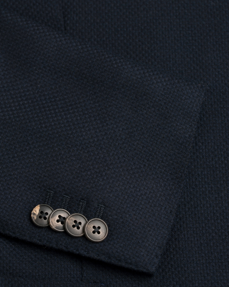 Herr | Kavajer | Boglioli | K Jacket Structured Wool Blazer Navy
