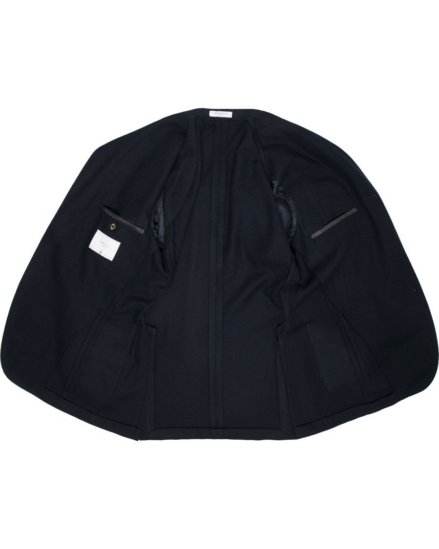 Herr | Kavajer | Boglioli | K Jacket Structured Wool Blazer Navy