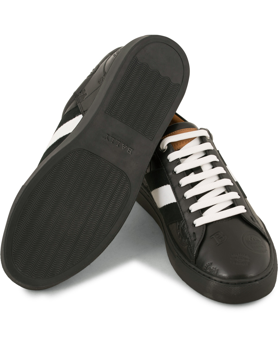 Herr | Bally Helvio Sneaker Black Tattoo Calf | Bally | Helvio Sneaker Black Tattoo Calf