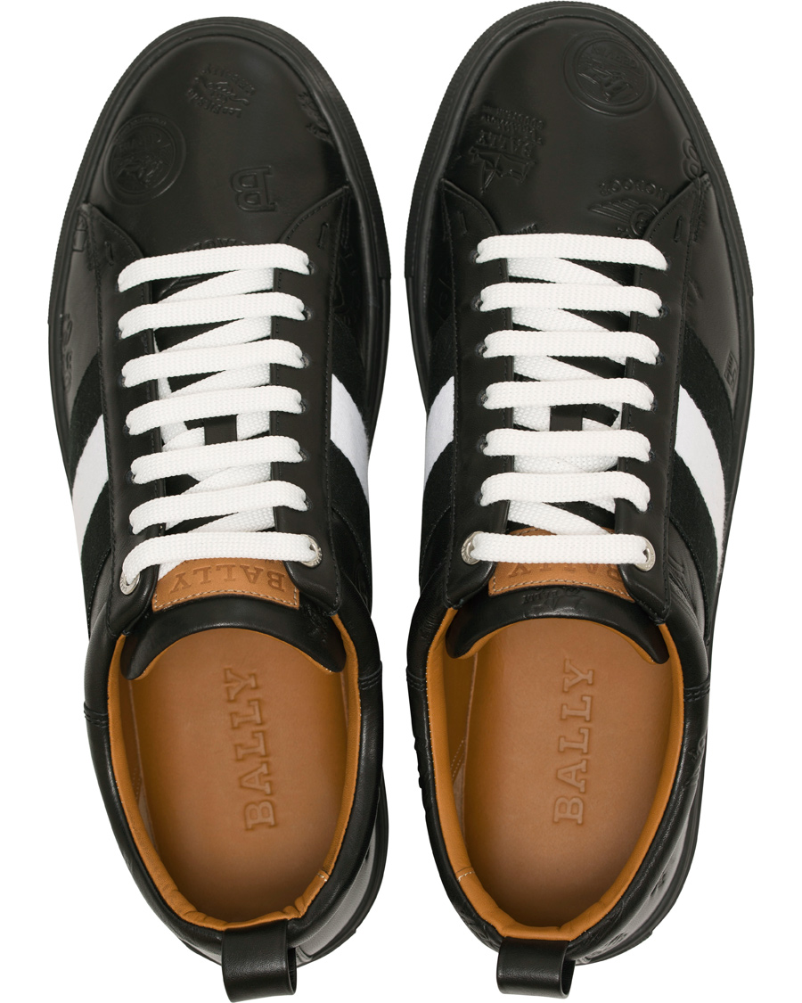 Herr | Bally Helvio Sneaker Black Tattoo Calf | Bally | Helvio Sneaker Black Tattoo Calf