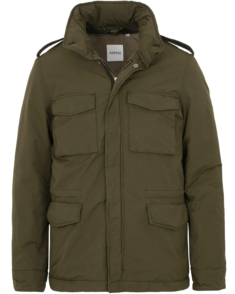 Herr | Jackor | Aspesi | Field Jacket Olive