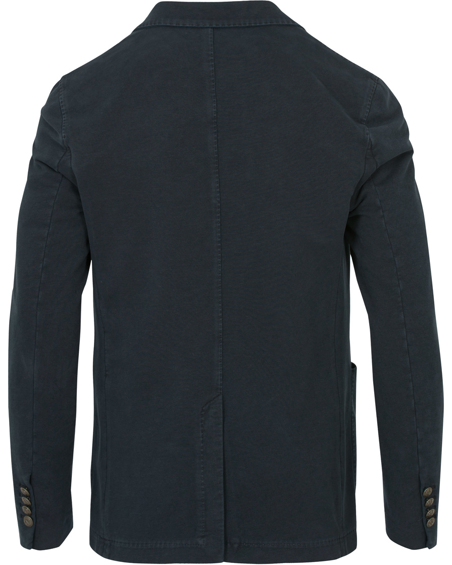 Herr | Kavajer | Circolo 1901 | Jersey Patch Pocket Double Breasted Blazer Navy