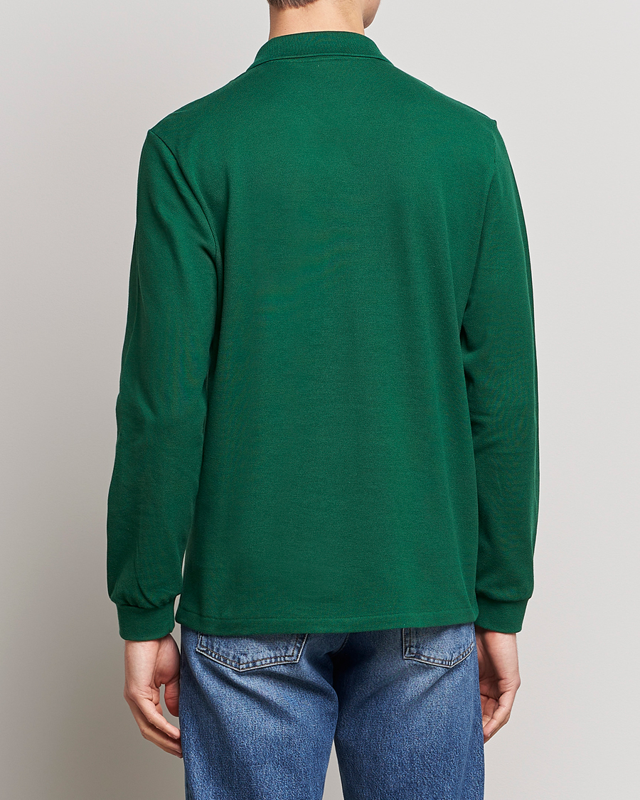 Herr | Preppy Authentic | Lacoste | Long Sleeve Polo Green