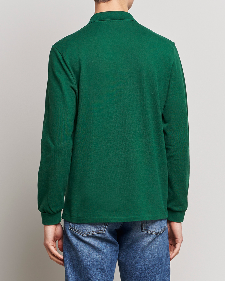 Herr | Pikéer | Lacoste | Original Long Sleeve Polo Piké Green
