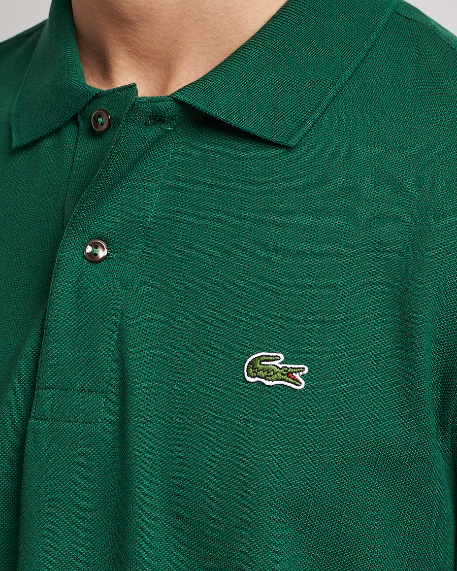 Herr | Pikéer | Lacoste | Original Long Sleeve Polo Piké Green