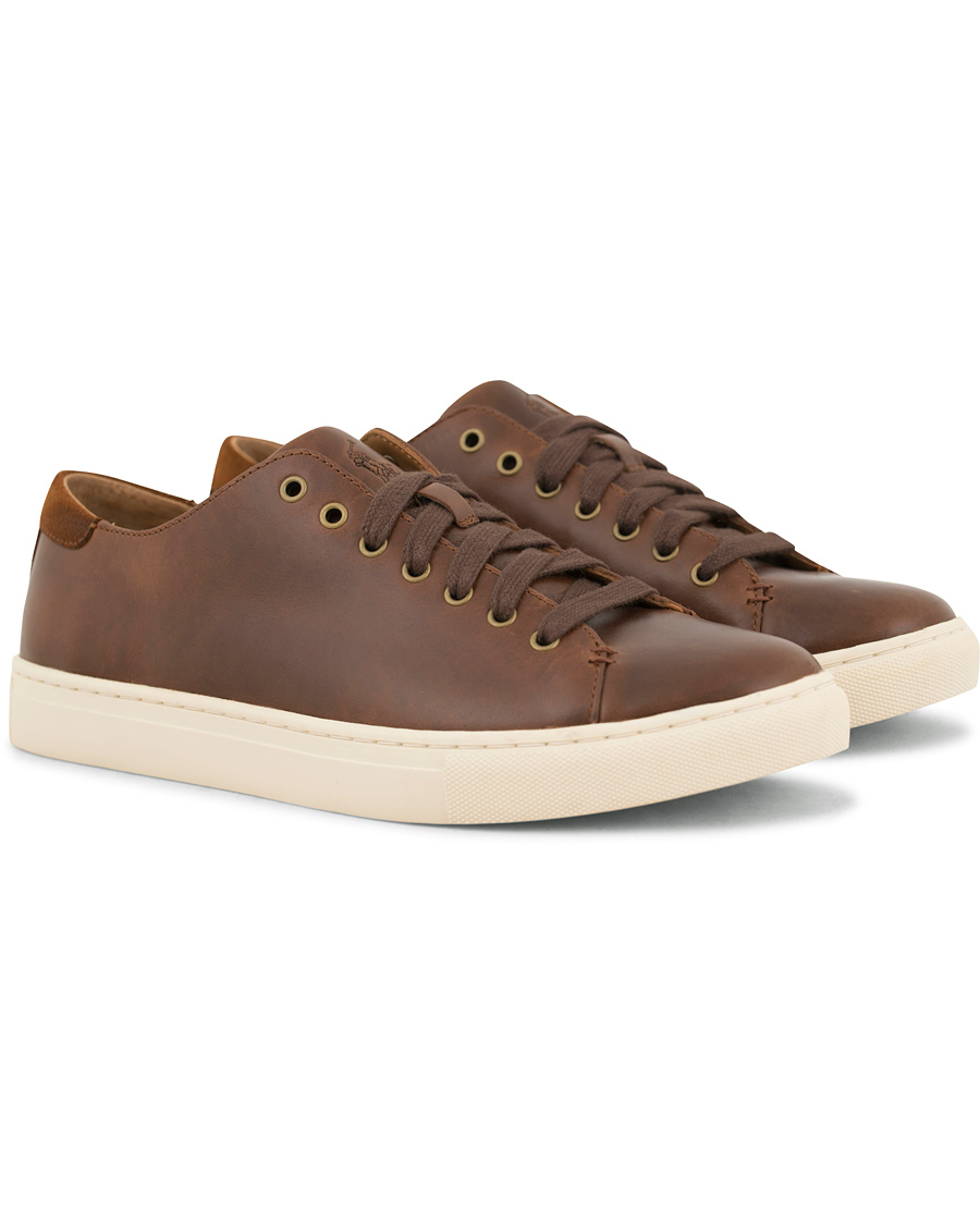 Herr | Polo Ralph Lauren Jermain Sneaker Deep Tan Calf | Polo Ralph Lauren | Jermain Sneaker Deep Tan Calf