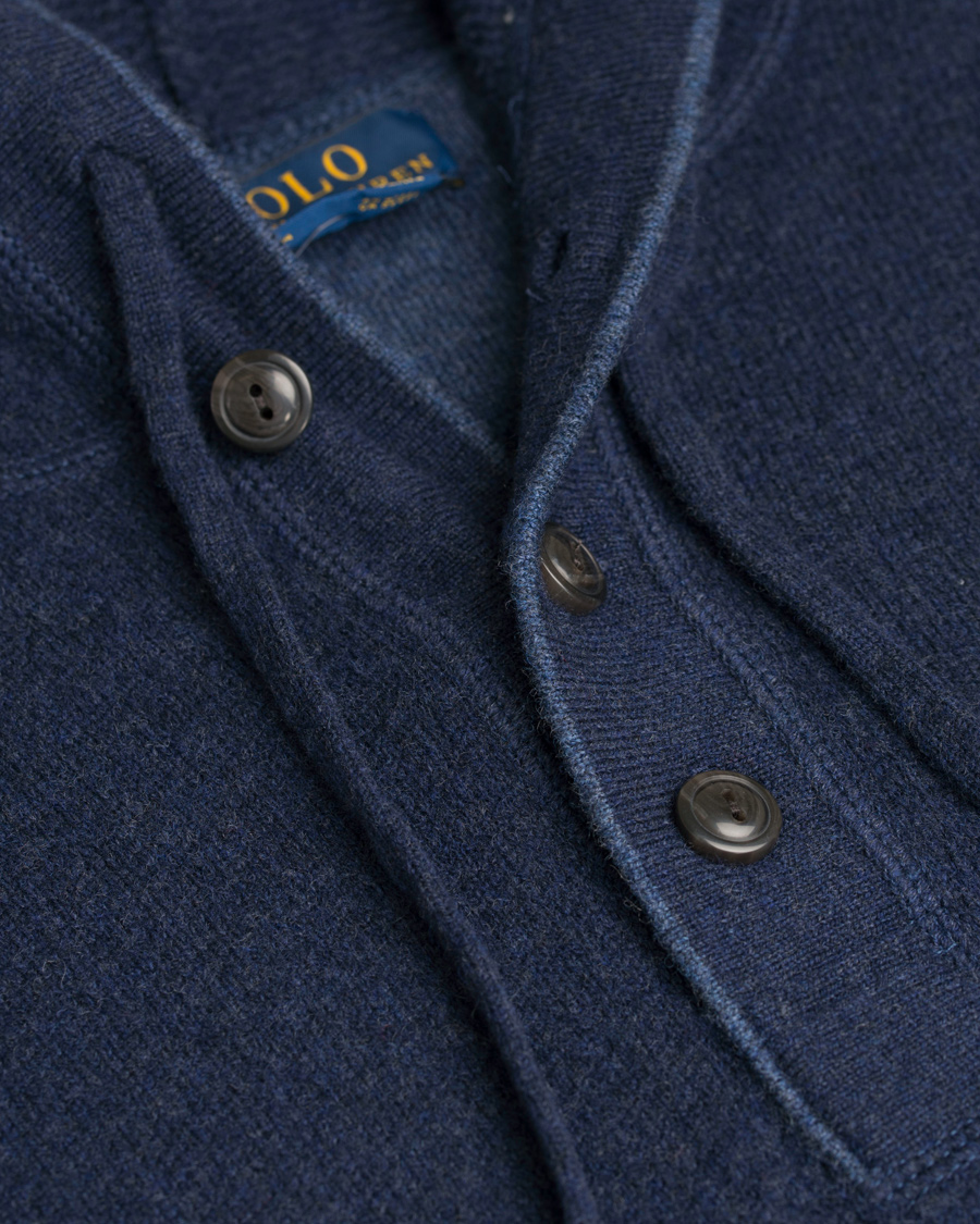 Herr | Tröjor | Polo Ralph Lauren | Half Button Hoodie Navy