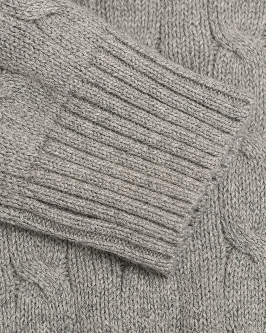 Herr | Tröjor | Polo Ralph Lauren | Cotton Cable Crew Neck Andover Heather